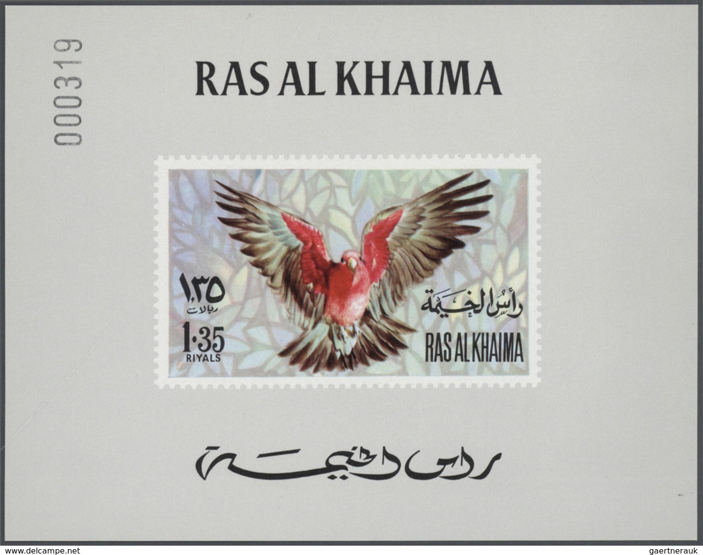 Ras al Khaima: 1972, u/m collection in a thick stockbook with attractive thematic issues like Birds,