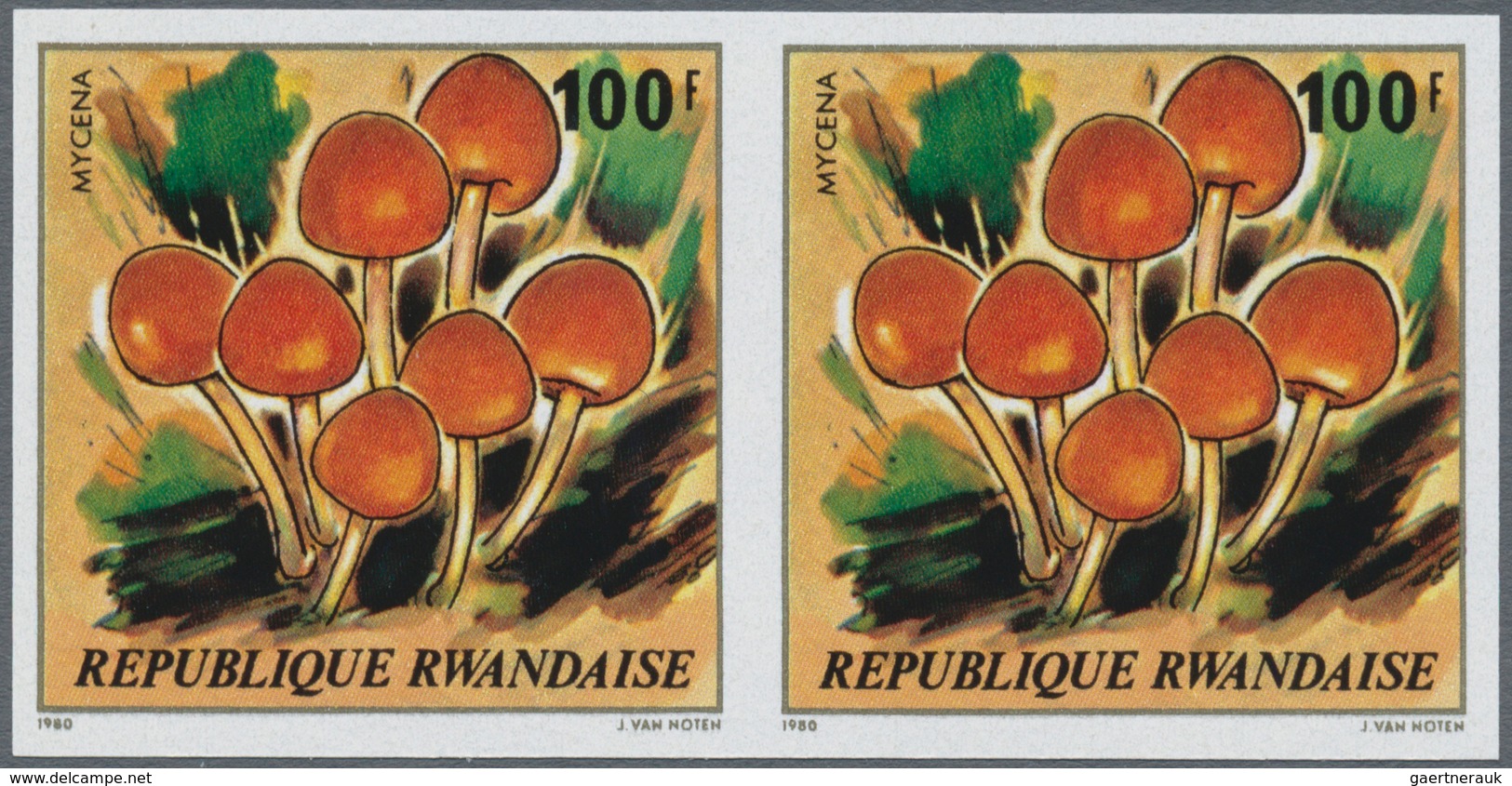 Ruanda: 1967/1983, Accumulation In Large Box With Many Complete Sets Some In Larger Quantities, Impe - Otros & Sin Clasificación