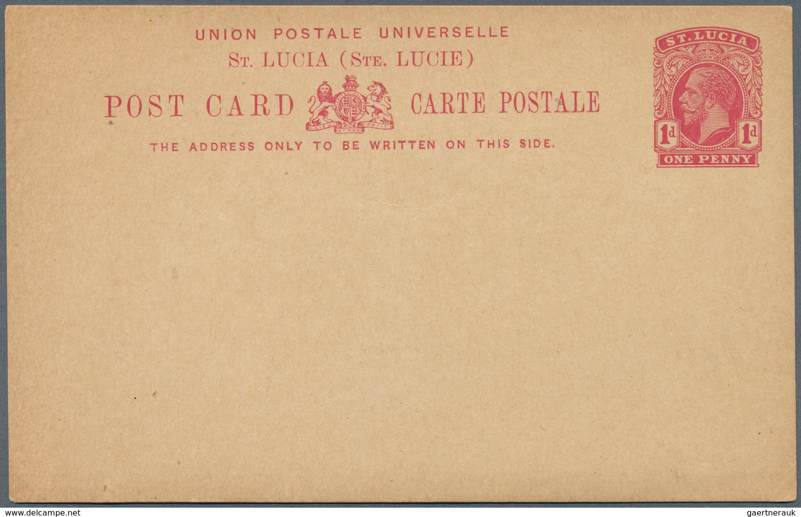 St. Lucia: 1881/1957 (ca.), Duplicated Accumulation With About 185 Unused And Nine Poor Used Postcar - St.Lucia (...-1978)