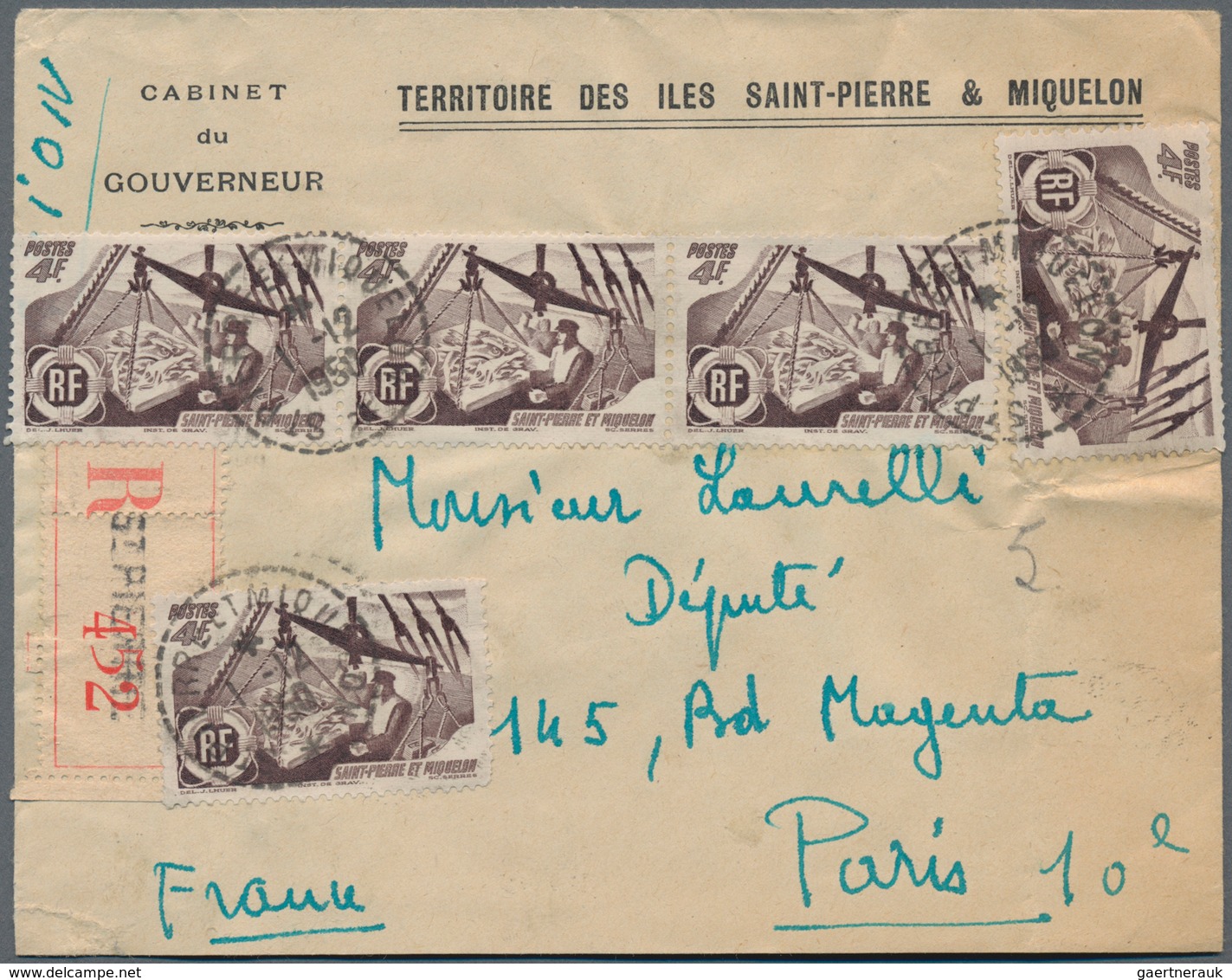 St. Pierre und Miquelon: 1923/2006, assortment of apprx. 57 covers/cards with many attractive and in