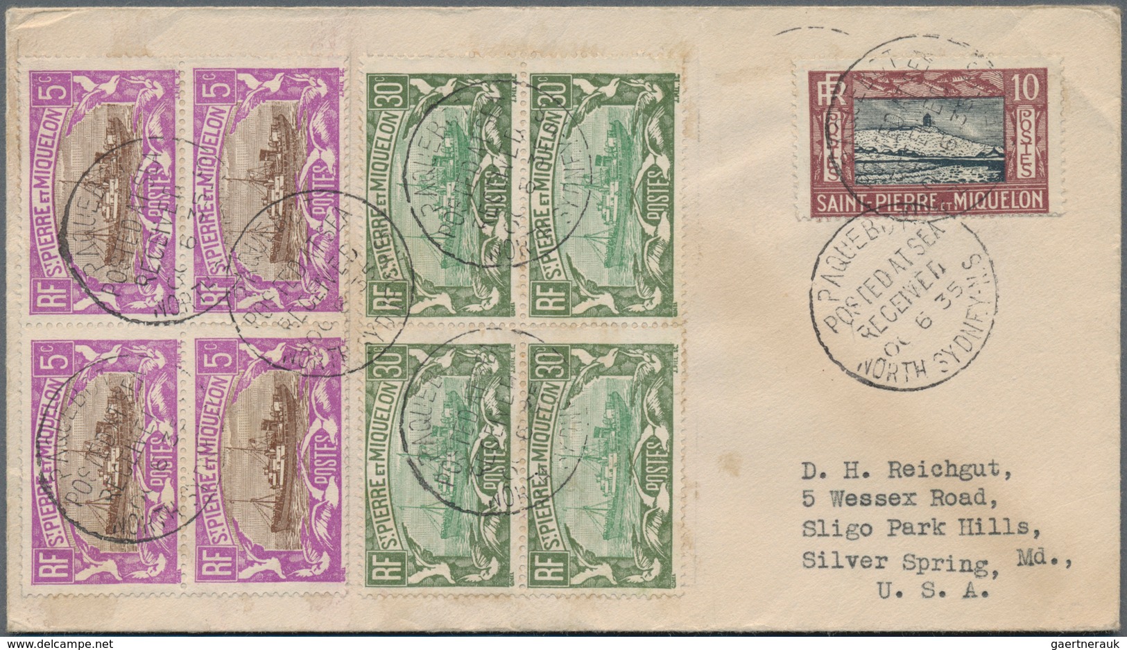 St. Pierre und Miquelon: 1923/2006, assortment of apprx. 57 covers/cards with many attractive and in