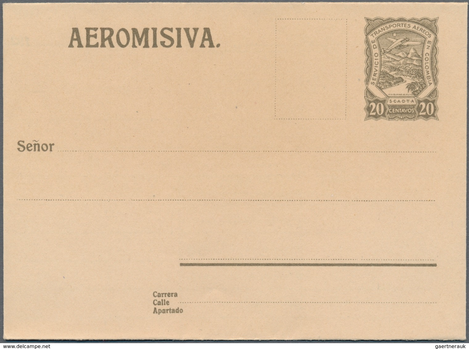 SCADTA - Ausgaben Für Kolumbien: 1923 9 Airletters Different Sizes And Values, One Commercially Used - Colombia