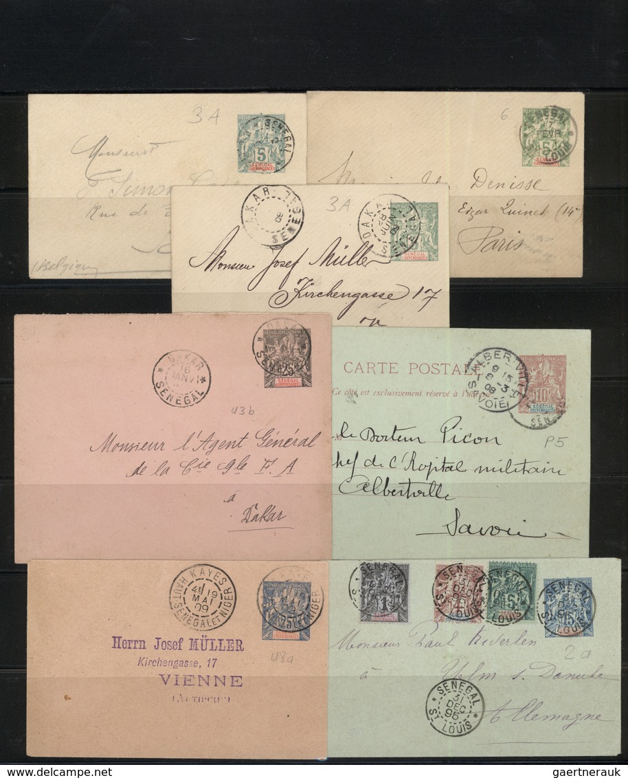 Senegal: 1865/1910 (ca.), Mint And Used Collection On Stockpages, From Some General Issues With Bett - Altri & Non Classificati