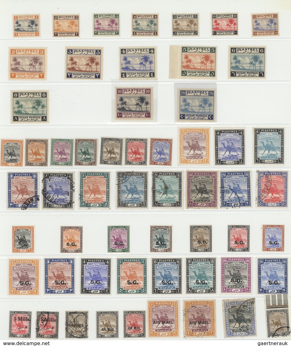 Sudan: 1897/1954, Mint And Used Collection On Stockpages, Well Sorted Throughout From 1st Issue, Com - Sudan (1954-...)