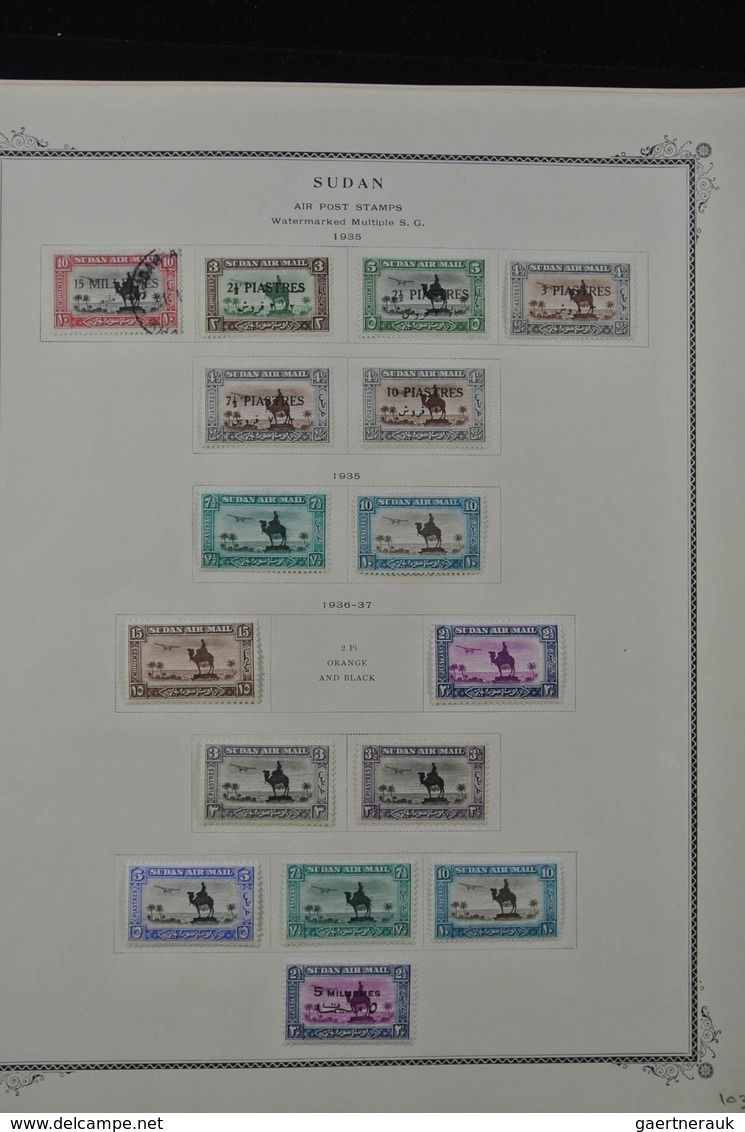 Sudan: 1897-1965: Well Filled, Mint Hinged And Used Collection Sudan 1897-1965 On Scott Albumpages I - Sudan (1954-...)