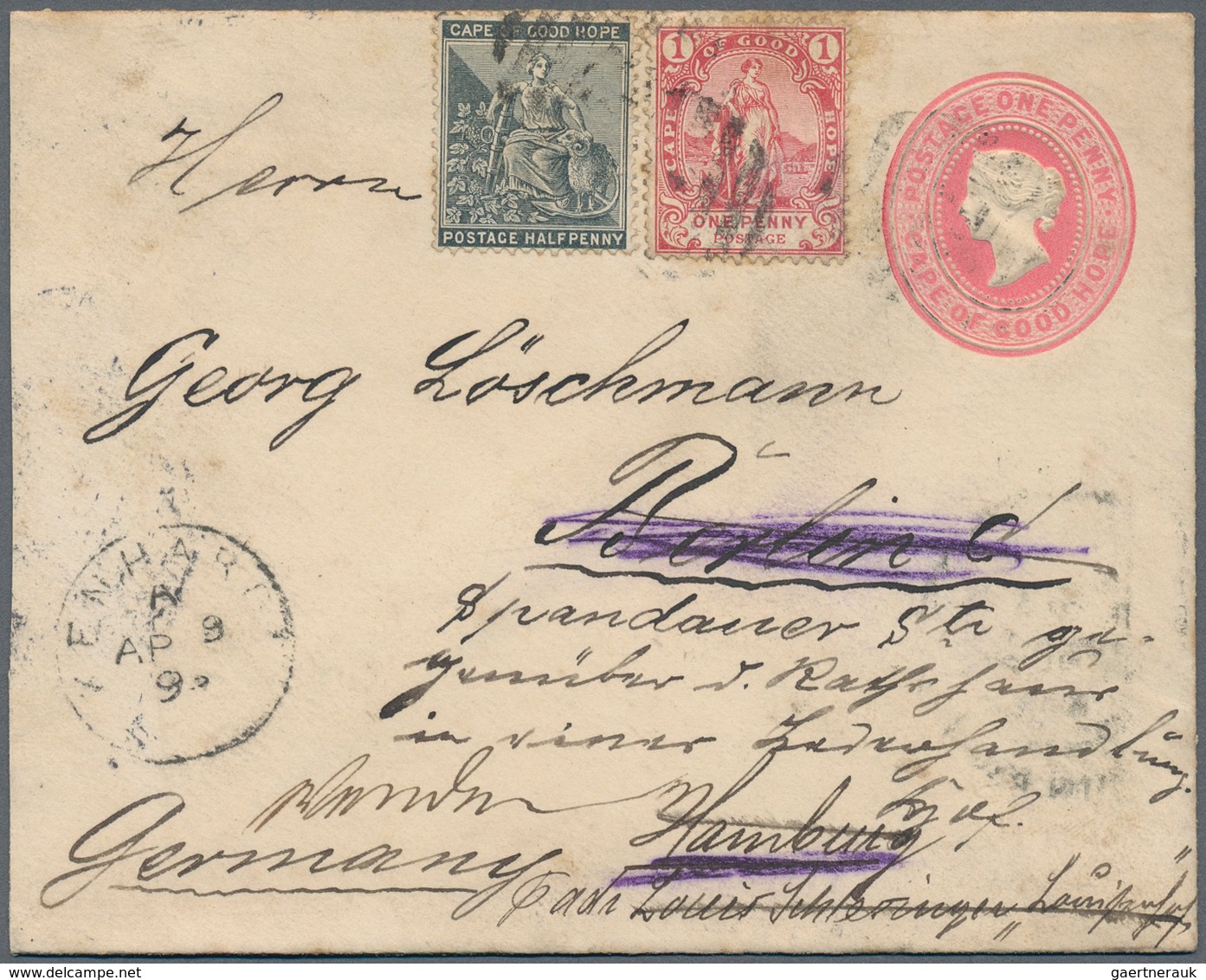 Kap Der Guten Hoffnung: 1890's-1930's Ca.: About 30 Postal Stationery Items Plus 8 Covers And Cards, - Kap Der Guten Hoffnung (1853-1904)