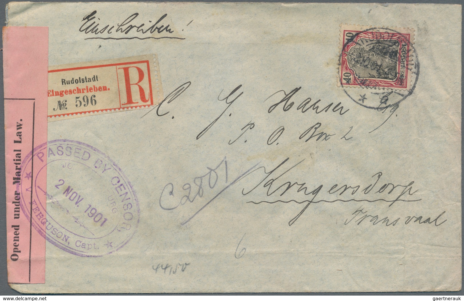 Südafrika: 1900/1960 (ca.), More Than 160 Letters And Cards (besides South Africa Also Covers From T - Gebraucht