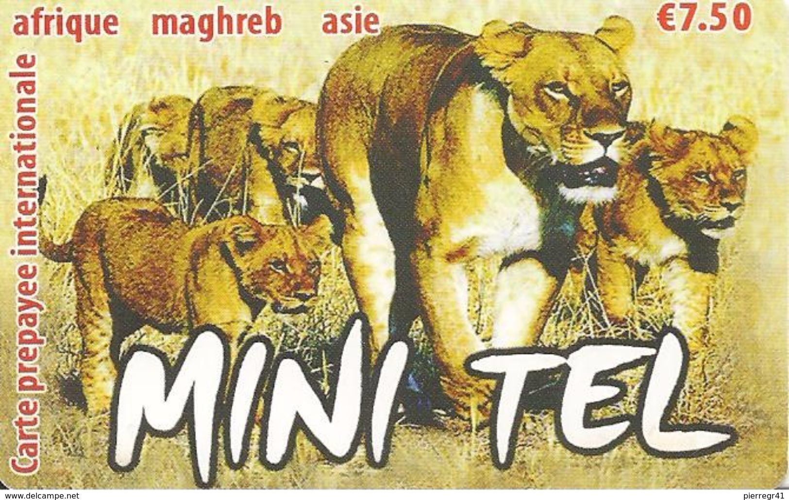 CARTE PREPAYEE-MINITEL-7,5€;-LIONNE Et LIONCEAUX-Exp 31/12/2015- T BE-RARE - Autres & Non Classés