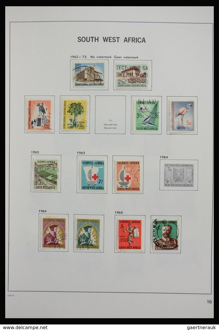 Südwestafrika: 1923-2000: Beautiful, mostly cancelled collection South West Africa 1923-2000 in Davo