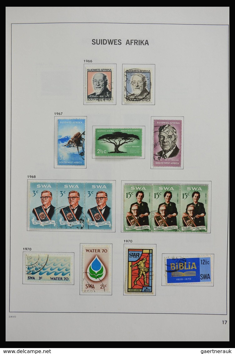 Südwestafrika: 1923-2000: Beautiful, mostly cancelled collection South West Africa 1923-2000 in Davo