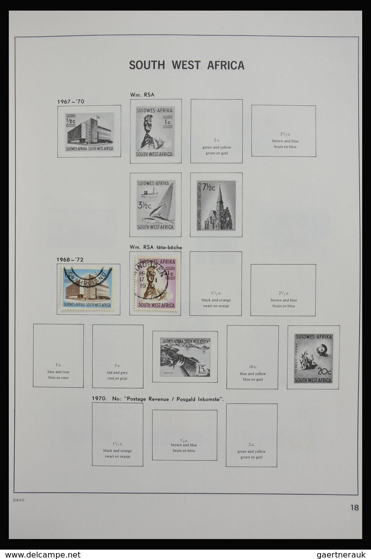 Südwestafrika: 1923-2000: Beautiful, mostly cancelled collection South West Africa 1923-2000 in Davo