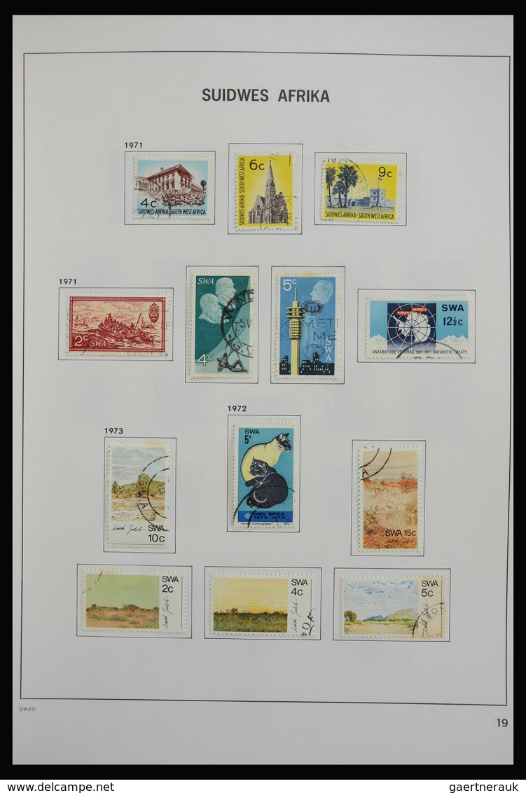 Südwestafrika: 1923-2000: Beautiful, mostly cancelled collection South West Africa 1923-2000 in Davo