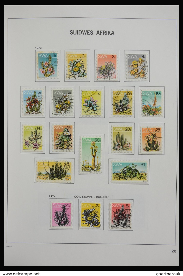 Südwestafrika: 1923-2000: Beautiful, mostly cancelled collection South West Africa 1923-2000 in Davo