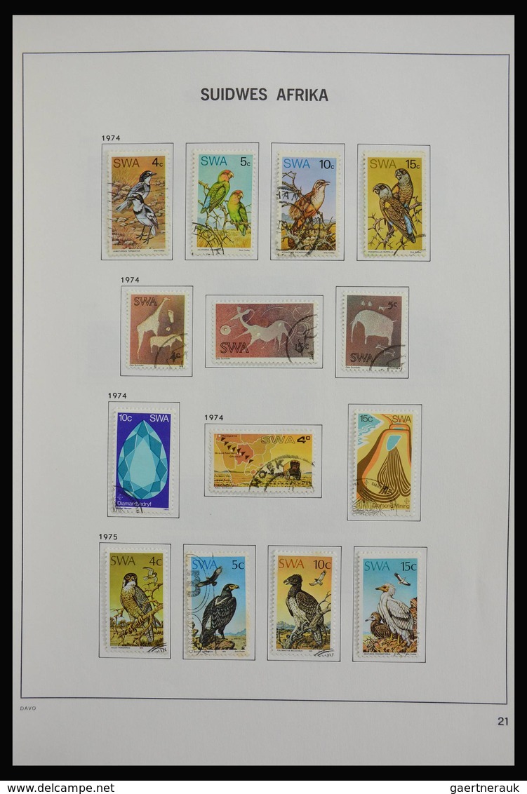 Südwestafrika: 1923-2000: Beautiful, mostly cancelled collection South West Africa 1923-2000 in Davo