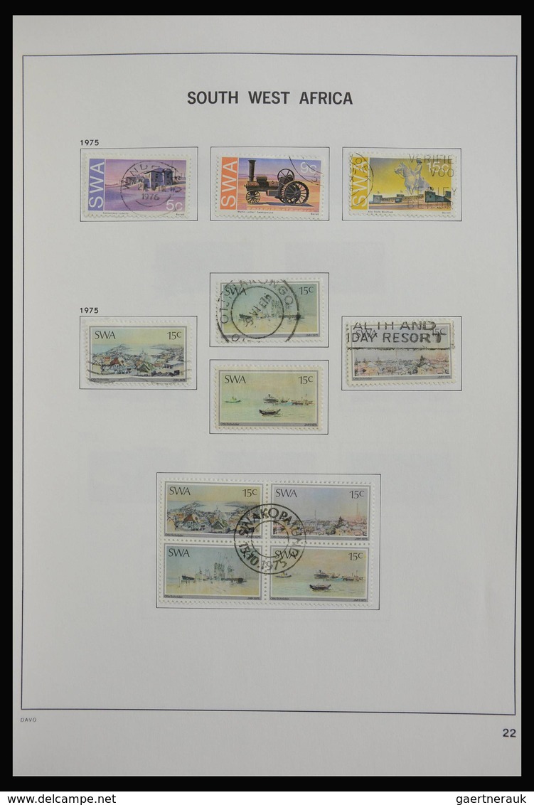 Südwestafrika: 1923-2000: Beautiful, mostly cancelled collection South West Africa 1923-2000 in Davo