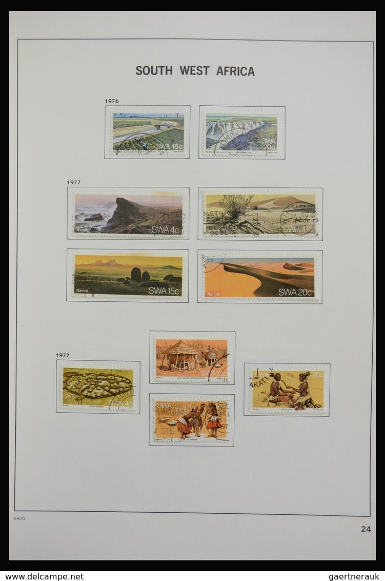 Südwestafrika: 1923-2000: Beautiful, mostly cancelled collection South West Africa 1923-2000 in Davo