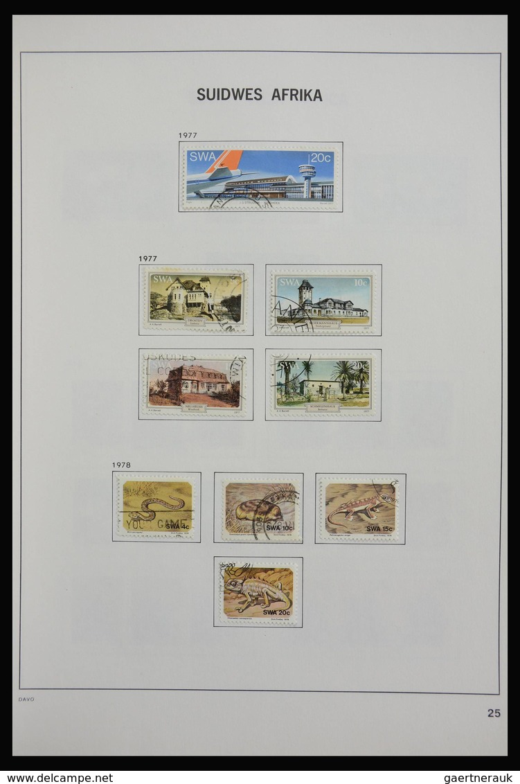 Südwestafrika: 1923-2000: Beautiful, mostly cancelled collection South West Africa 1923-2000 in Davo