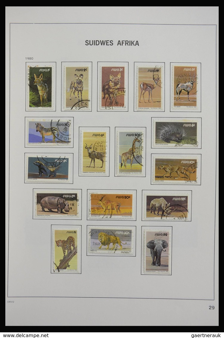 Südwestafrika: 1923-2000: Beautiful, mostly cancelled collection South West Africa 1923-2000 in Davo