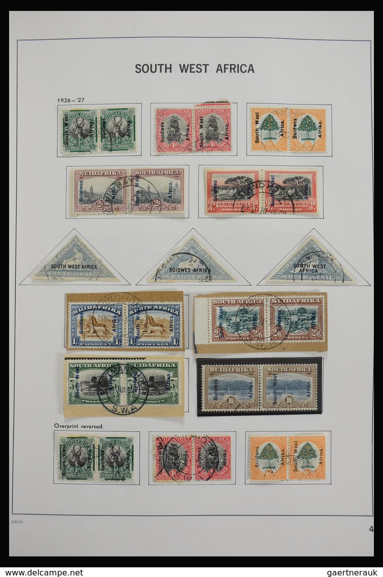 Südwestafrika: 1923-2000: Beautiful, mostly cancelled collection South West Africa 1923-2000 in Davo