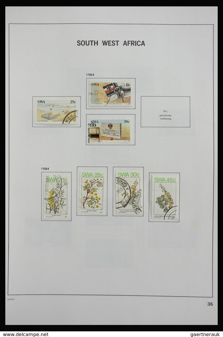 Südwestafrika: 1923-2000: Beautiful, mostly cancelled collection South West Africa 1923-2000 in Davo