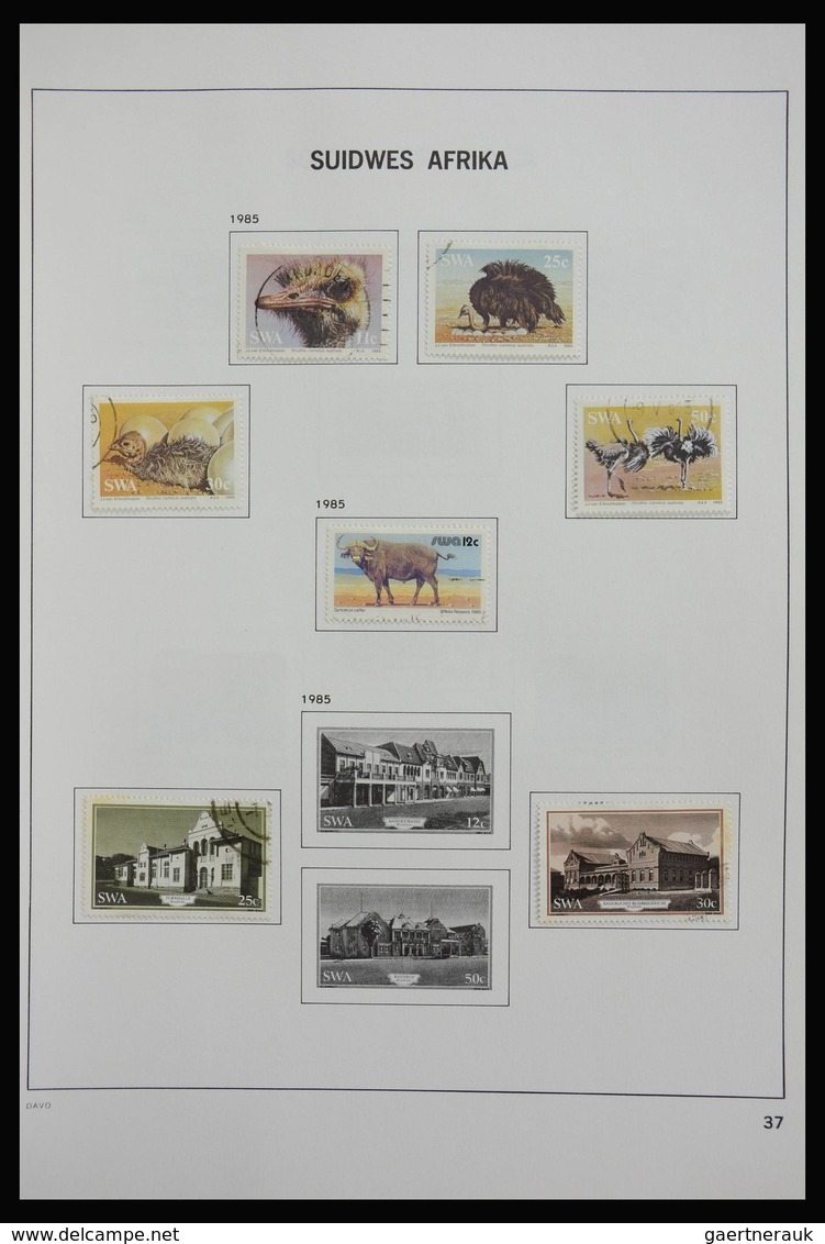 Südwestafrika: 1923-2000: Beautiful, mostly cancelled collection South West Africa 1923-2000 in Davo