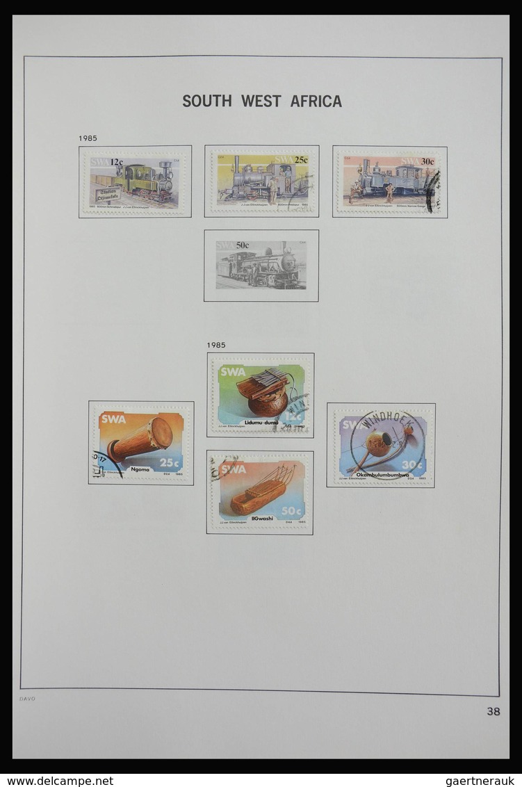 Südwestafrika: 1923-2000: Beautiful, mostly cancelled collection South West Africa 1923-2000 in Davo