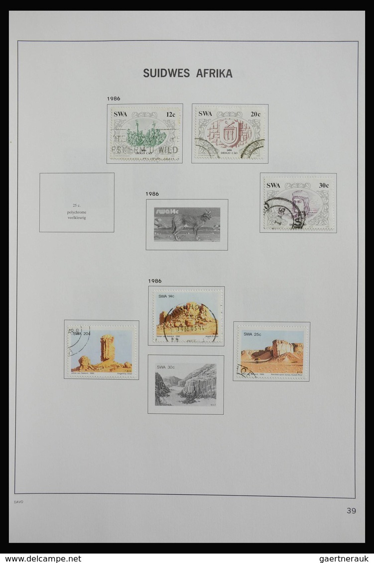 Südwestafrika: 1923-2000: Beautiful, mostly cancelled collection South West Africa 1923-2000 in Davo