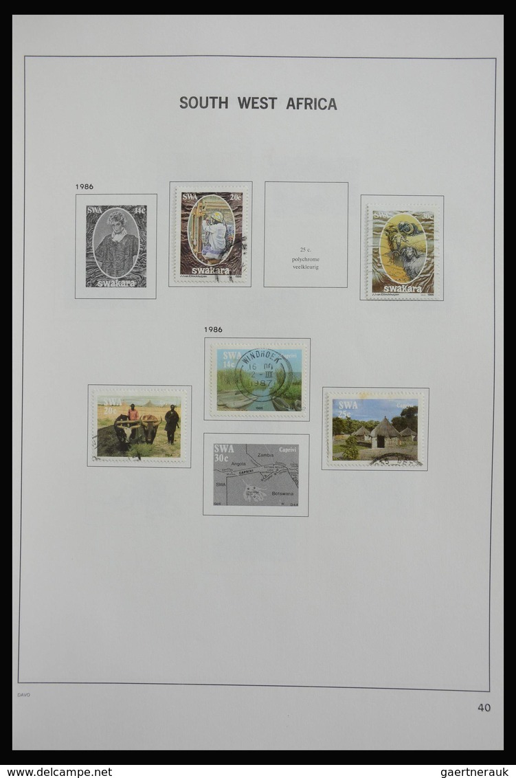 Südwestafrika: 1923-2000: Beautiful, mostly cancelled collection South West Africa 1923-2000 in Davo