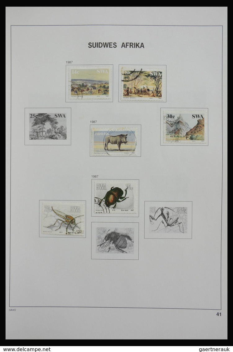 Südwestafrika: 1923-2000: Beautiful, mostly cancelled collection South West Africa 1923-2000 in Davo