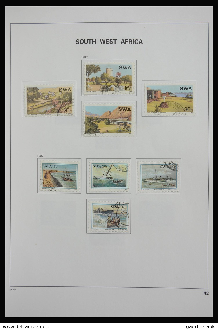 Südwestafrika: 1923-2000: Beautiful, mostly cancelled collection South West Africa 1923-2000 in Davo