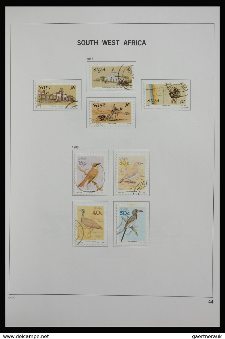 Südwestafrika: 1923-2000: Beautiful, mostly cancelled collection South West Africa 1923-2000 in Davo