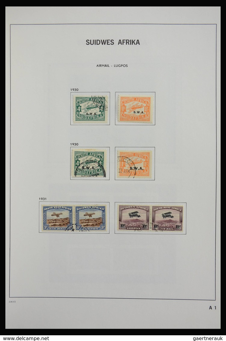 Südwestafrika: 1923-2000: Beautiful, mostly cancelled collection South West Africa 1923-2000 in Davo