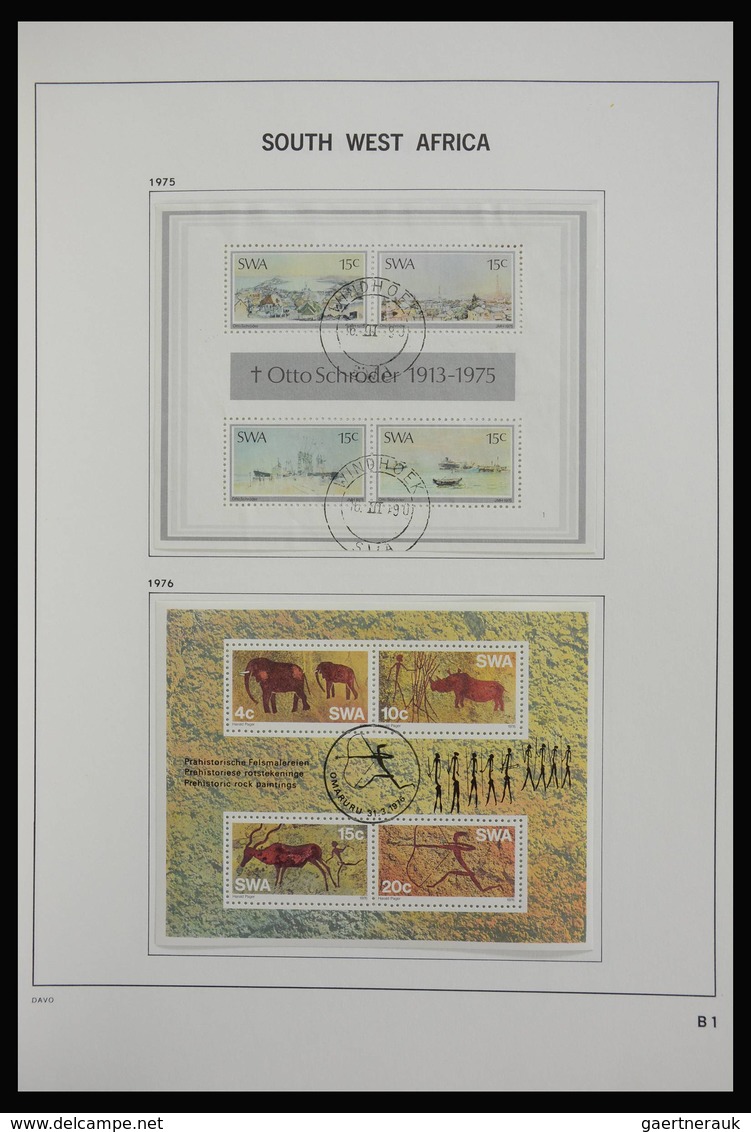 Südwestafrika: 1923-2000: Beautiful, mostly cancelled collection South West Africa 1923-2000 in Davo