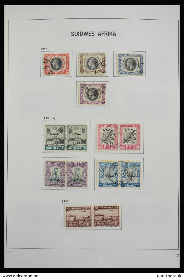 Südwestafrika: 1923-2000: Beautiful, mostly cancelled collection South West Africa 1923-2000 in Davo