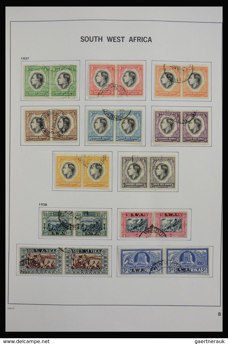 Südwestafrika: 1923-2000: Beautiful, mostly cancelled collection South West Africa 1923-2000 in Davo