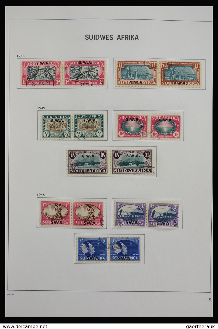 Südwestafrika: 1923-2000: Beautiful, mostly cancelled collection South West Africa 1923-2000 in Davo