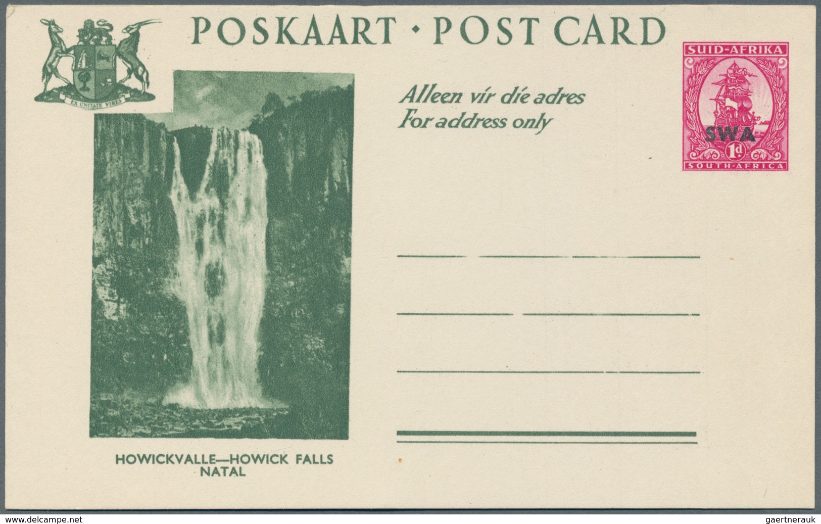 Südwestafrika: 1924/2000 (ca.), POSTAL STATIONERY: accumulation with about 470 postal stationeries w