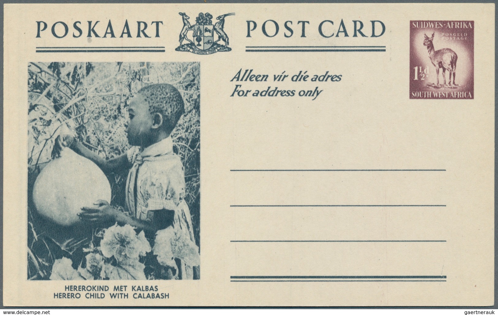 Südwestafrika: 1924/2000 (ca.), POSTAL STATIONERY: accumulation with about 470 postal stationeries w