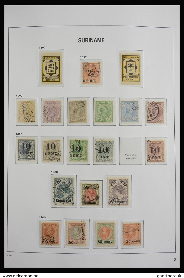 Surinam: 1873-1975: Almost Complete, MNH, Mint Hinged And Used Collection Surinam 1873-1975 In Davo - Surinam ... - 1975