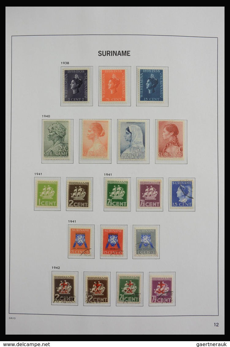 Surinam: 1873-1975: Almost Complete, MNH, Mint Hinged And Used Collection Surinam 1873-1975 In Davo - Surinam ... - 1975