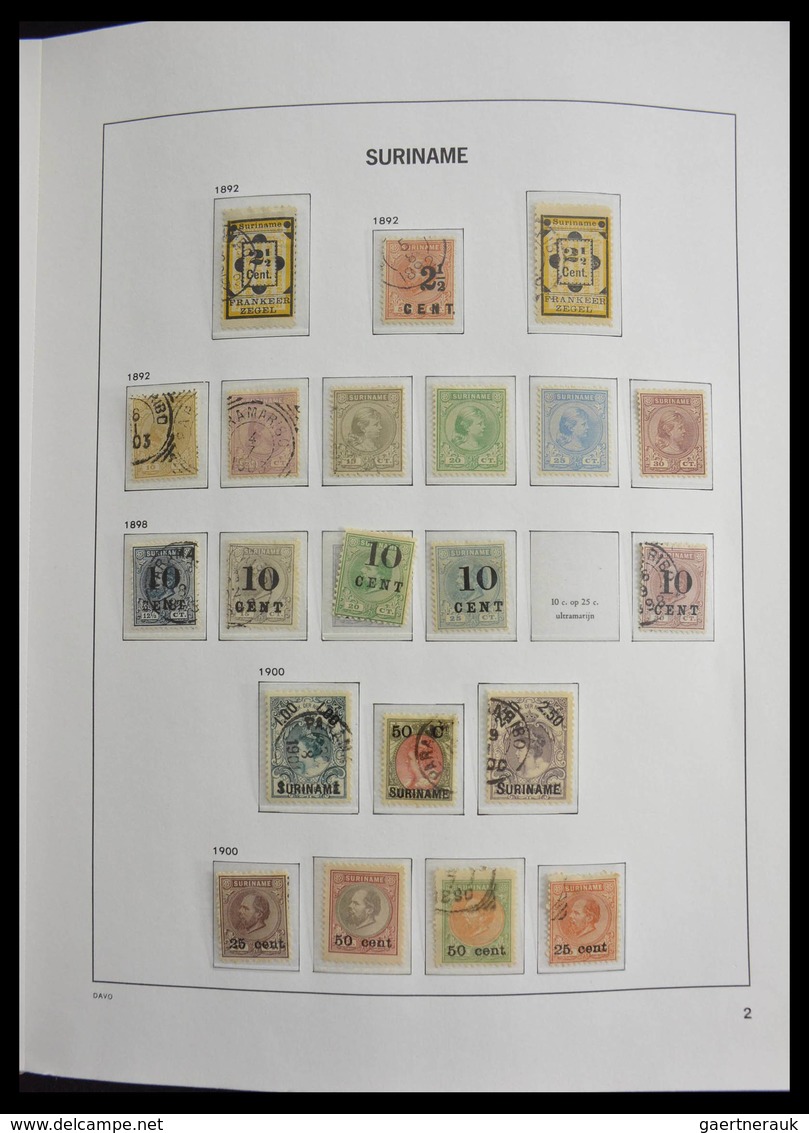 Surinam: 1873-1975: Fantastic Nearly Complete Mainly Mint Never Hinged Collection (earlies Some */0) - Suriname ... - 1975