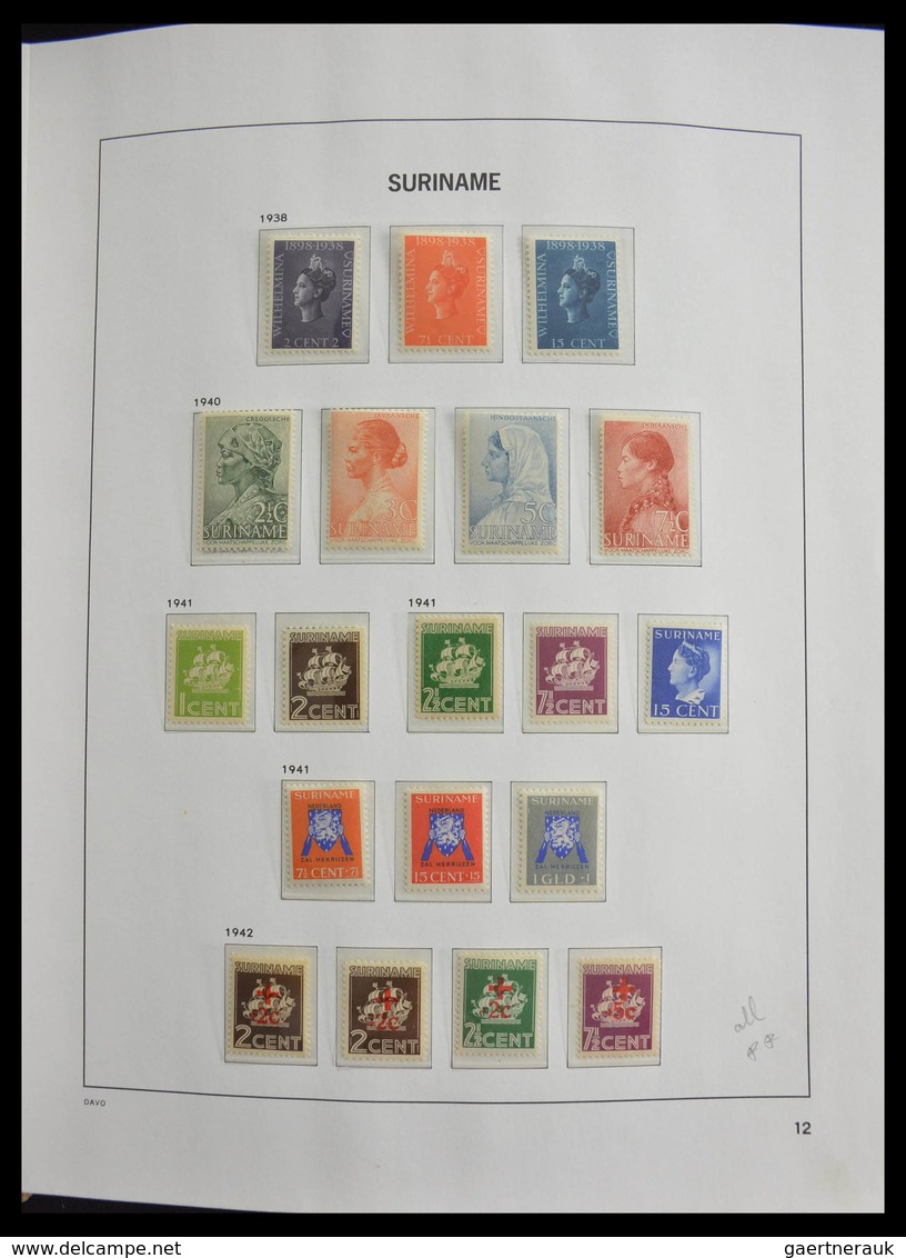 Surinam: 1873-1975: Fantastic Nearly Complete Mainly Mint Never Hinged Collection (earlies Some */0) - Suriname ... - 1975