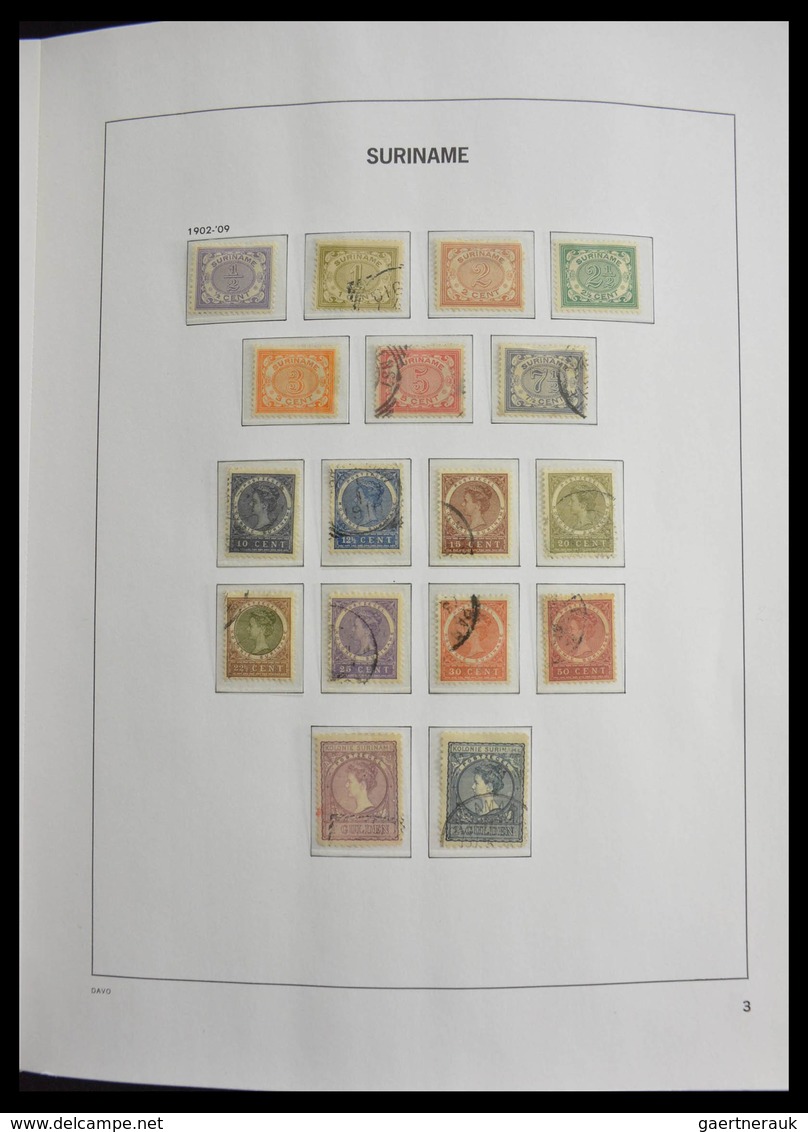 Surinam: 1873-1975: Fantastic nearly complete mainly mint never hinged collection (earlies some */0)