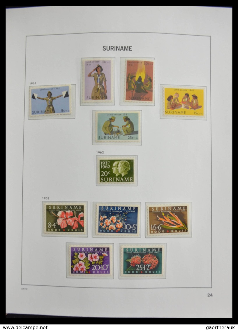 Surinam: 1873-1975: Fantastic nearly complete mainly mint never hinged collection (earlies some */0)