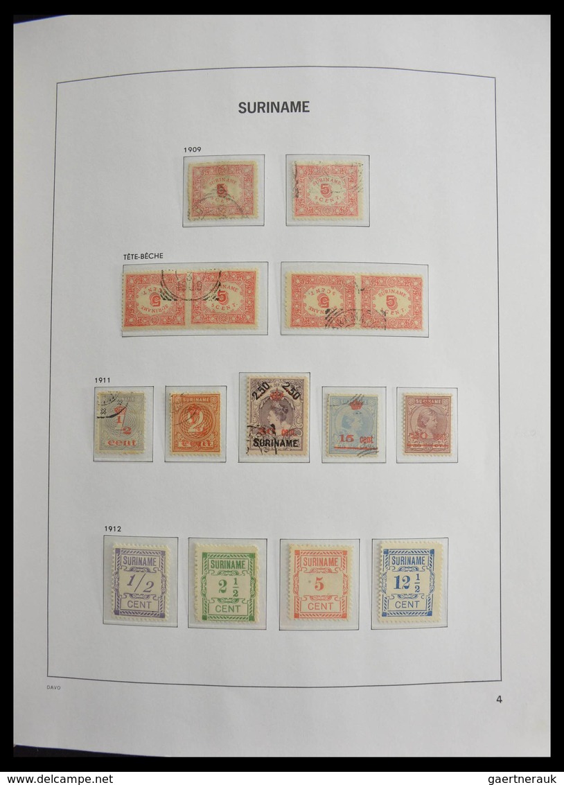 Surinam: 1873-1975: Fantastic nearly complete mainly mint never hinged collection (earlies some */0)