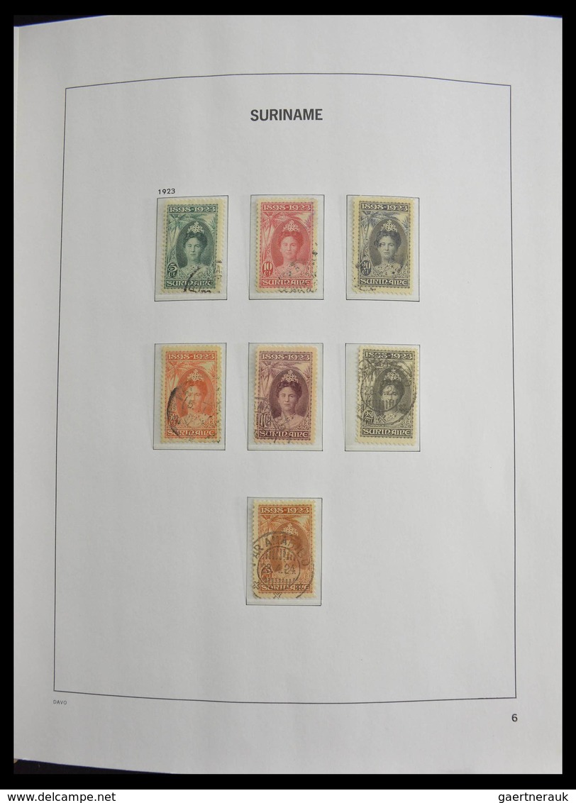 Surinam: 1873-1975: Fantastic nearly complete mainly mint never hinged collection (earlies some */0)