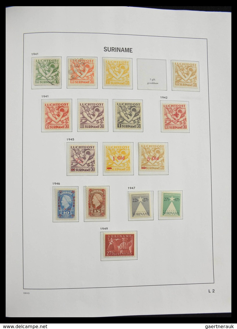 Surinam: 1873-1975: Fantastic nearly complete mainly mint never hinged collection (earlies some */0)