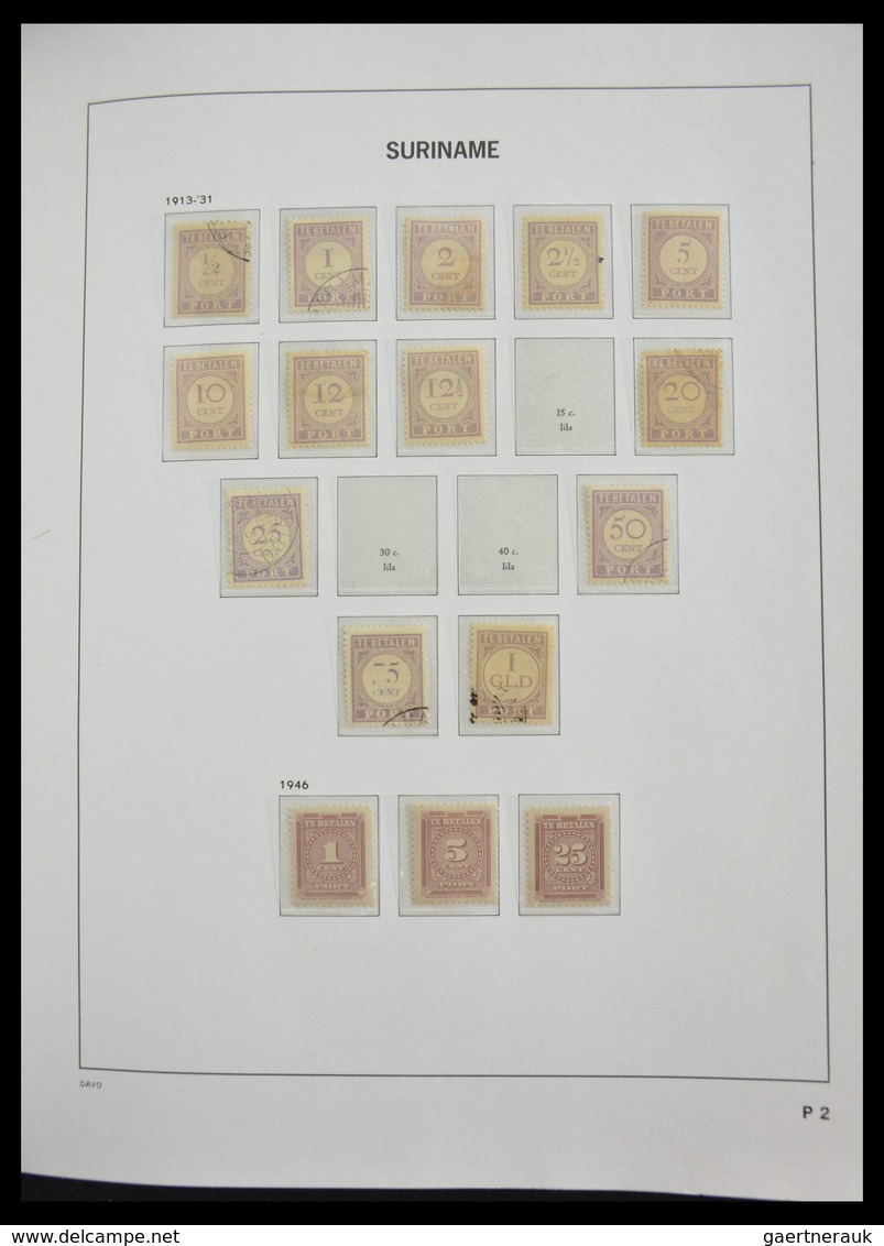 Surinam: 1873-1975: Fantastic nearly complete mainly mint never hinged collection (earlies some */0)