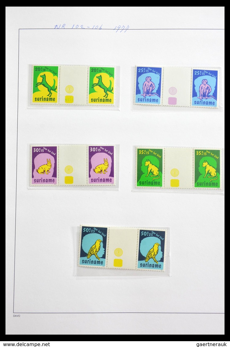 Surinam: 1977-2004: Beautiful, Very Extensive, MNH Collection Gutterpairs Of Surinam 1977-2004, Incl - Suriname ... - 1975