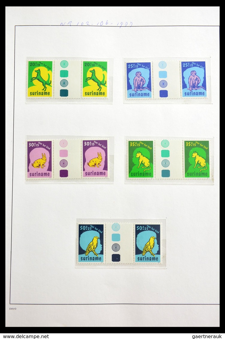 Surinam: 1977-2004: Beautiful, Very Extensive, MNH Collection Gutterpairs Of Surinam 1977-2004, Incl - Suriname ... - 1975